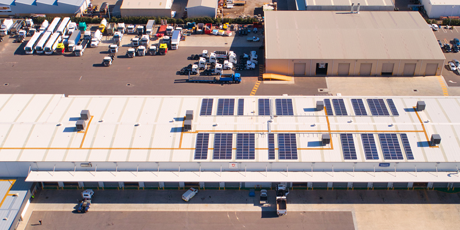 South Central Trucks using RAA commercial solar