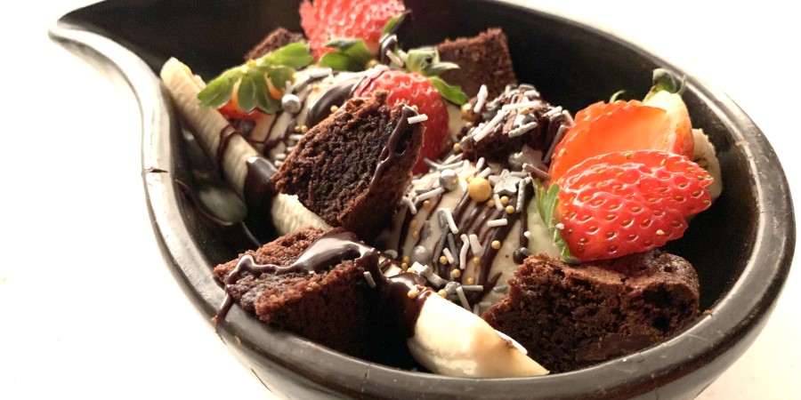 Dessert at scoffed cooking school